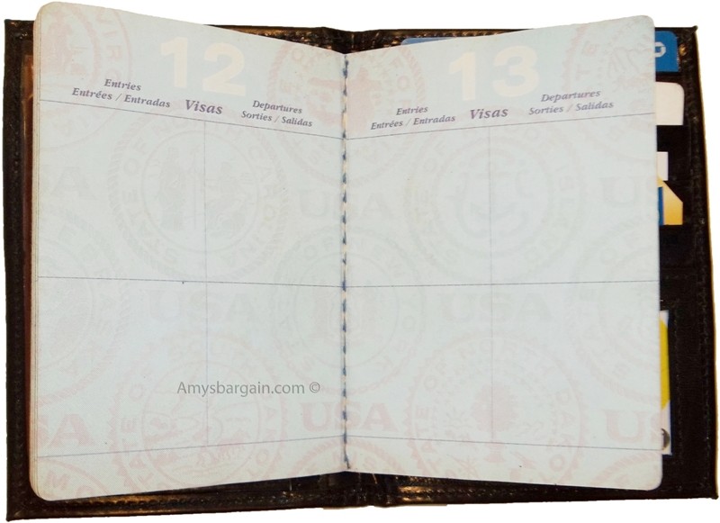 Lot of 6 passport case credit cards ID lamb skin USA leather passport wallet new - Image 12