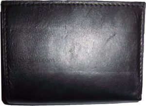 Man’s wallet Trifold Leather wallet ID window 2 bill pocket 9 card spaces new - Image 13