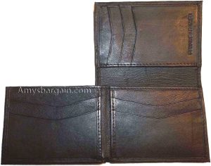 Man’s wallet leather bifold Trifold wallet 7 card spaces ID case new wallet - Image 12