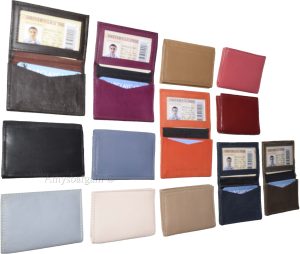 Men and women's leather business card id credit card case 30 plus card holder NW - Image 4