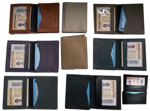 Men and women's leather business card id credit card case 30 plus card holder NW - Image 5