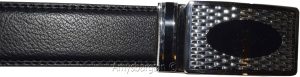 Men's Automatic Click Lock Buckle Waist Strap Dress Comfort Black Belt Casual 50 - Image 12