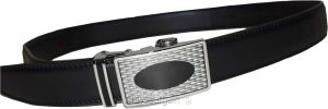 Men's Automatic Click Lock Buckle Waist Strap Dress Comfort Black Belt Casual 50 - Image 17