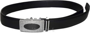 Men's Automatic Click Lock Buckle Waist Strap Dress Comfort Black Belt Casual 50 - Image 9