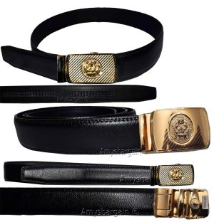 Men's Belt Auto-lock belt dress belt easy adjust men's belt track bucke 34-50" - Image 3