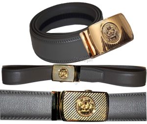 Men's Belt Auto-lock belt dress belt easy adjust men's belt track bucke 34-50" - Image 5