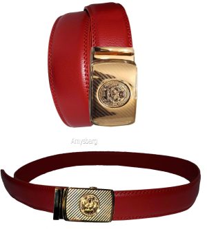 Men's Belt Auto-lock belt dress belt easy adjust men's belt track bucke 34-50" - Image 6