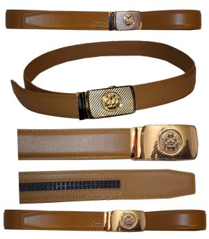 Men's Belt Auto-lock belt dress belt easy adjust men's belt track bucke 34-50" - Image 7