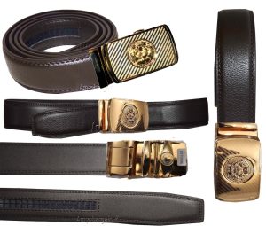 Men's Belt Auto-lock belt dress belt easy adjust men's belt track bucke 34-50" - Image 8