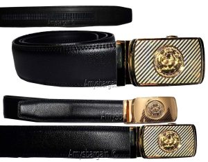 Men's Belt Auto-lock belt dress belt easy adjust men's belt track bucke 34-50" - Image 10