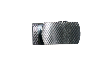 Men's Belt Buckle Auto sliding Self locking ratcheting track line silver buckle - Image 11