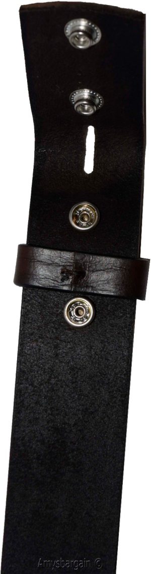 Men's Belt. Size Medium. Solid Leather Belt. Men's Brown Strong Leather Belt NWT - Image 5