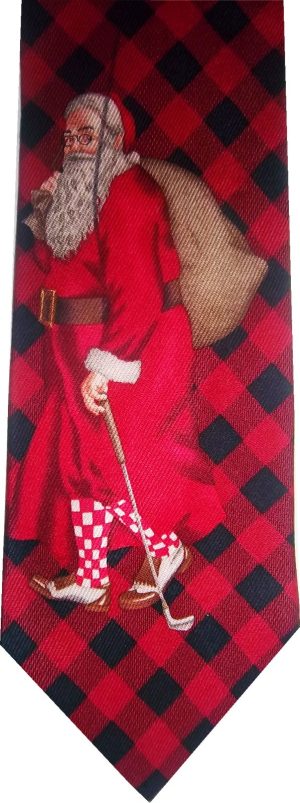 Men's Christmas/Santa Tie Cutter and Buck Designer Silk Tie Neck wear Gift item - Image 11