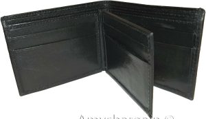 Men's Crocodile skin printed leather man's bi-fold wallet 9 card+ID BR New Style - Image 10