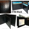 Men's Crocodile skin printed leather man's bi-fold wallet 9 card+ID BR New Style