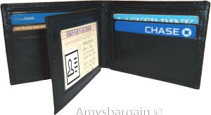 Men's Crocodile skin printed leather man's bi-fold wallet 9 card+ID BR New Style - Image 12