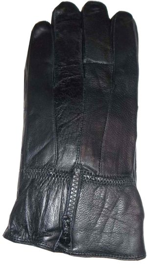Men's Leather Gloves Zip up Men's Gloves Winter Gloves lined warm Gloves brn new - Image 11