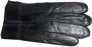 Men's Leather Gloves Zip up Men's Gloves Winter Gloves lined warm Gloves brn new - Image 3