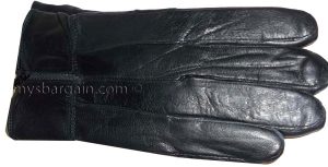 Men's Leather Gloves Zip up Men's Gloves Winter Gloves lined warm Gloves brn new - Image 4