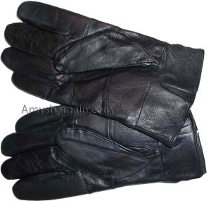 Men's Leather Gloves Zip up Men's Gloves Winter Gloves lined warm Gloves brn new - Image 6