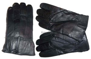 Men's Leather Gloves Zip up Men's Gloves Winter Gloves lined warm Gloves brn new - Image 8