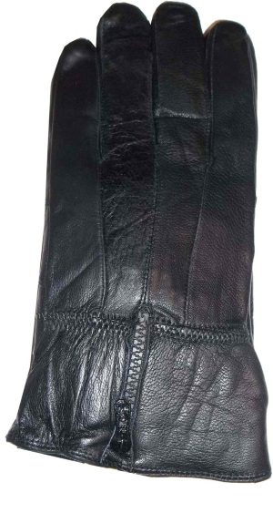 Men's Leather Gloves Zip up Men's Gloves Winter Gloves lined warm Gloves brn new - Image 10