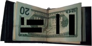 Men's Leather Wallet Money Clip 5 Card Holder ID Window billfold clip new bifold - Image 13