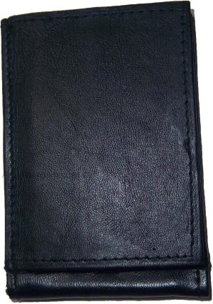 Men's Leather Wallet Money Clip 5 Card Holder ID Window billfold clip new bifold - Image 6