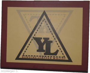 Men's Leather Wallet YL billfold pockets card slots genuine leather wallet new - Image 3