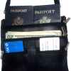 Men's Leather all purpose hand bag waist bag belt bag waist pouch 5 zip pockets