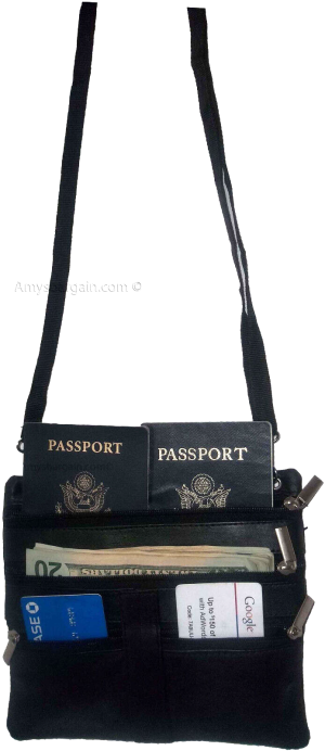 Men's Leather all purpose hand bag waist bag belt bag waist pouch 5 zip pockets - Image 8