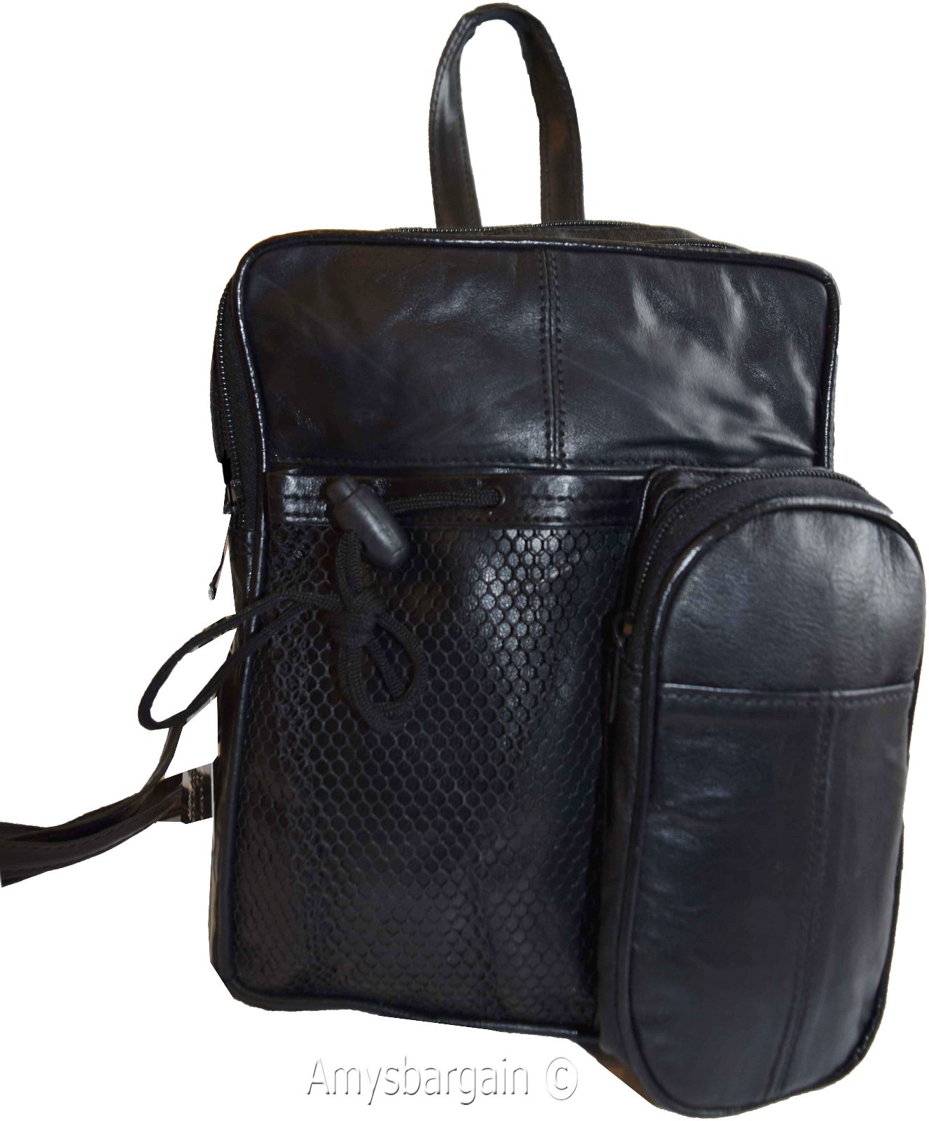 Men’s Leather bag, Shoulder bag, Black handbag Unbranded leather bag Brand New - Image 6