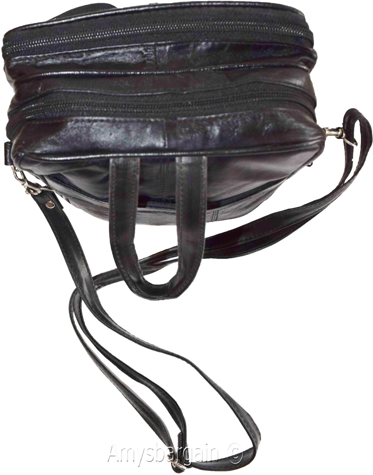 Men’s Leather bag, Shoulder bag, Black handbag Unbranded leather bag Brand New - Image 7