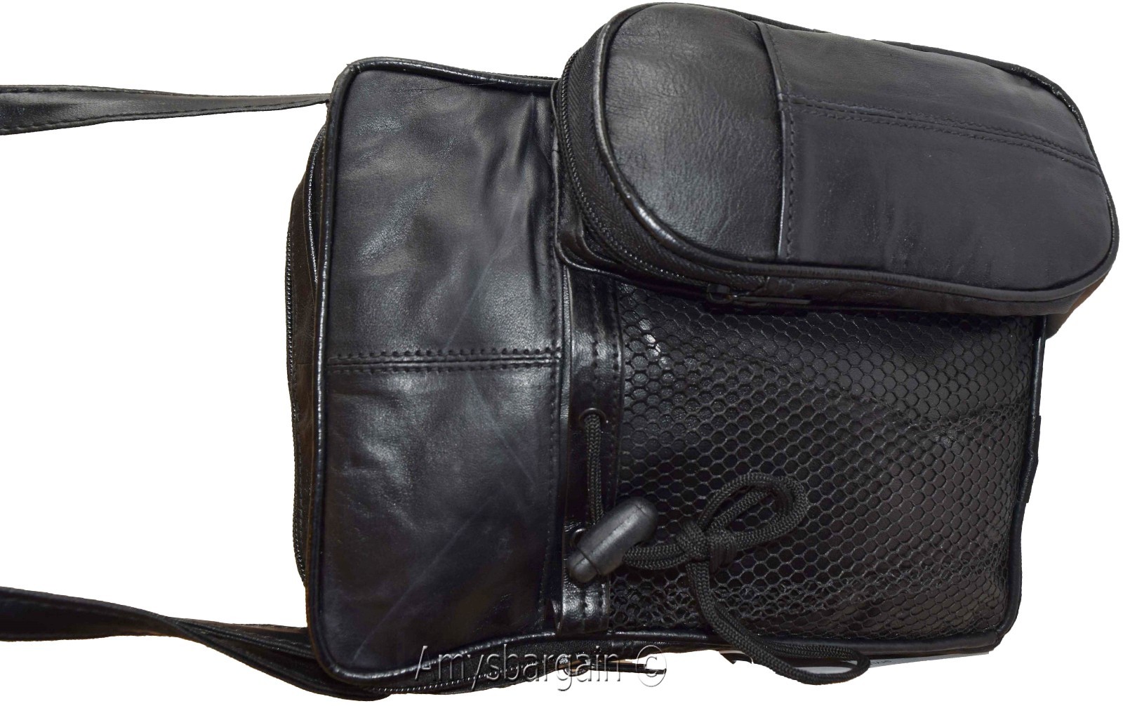 Men’s Leather bag, Shoulder bag, Black handbag Unbranded leather bag Brand New - Image 10