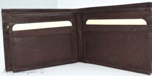 Men's RFID brown wallet bifold genuine leather protect IDs credit cards brd new. - Image 7