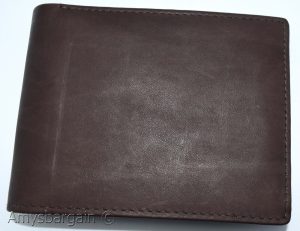 Men's RFID brown wallet bifold genuine leather protect IDs credit cards brd new. - Image 10