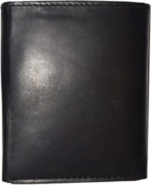 Men’s Wallet Genuine leather Trifold wallet ID case 2 bill pockets 6 cards - Image 10