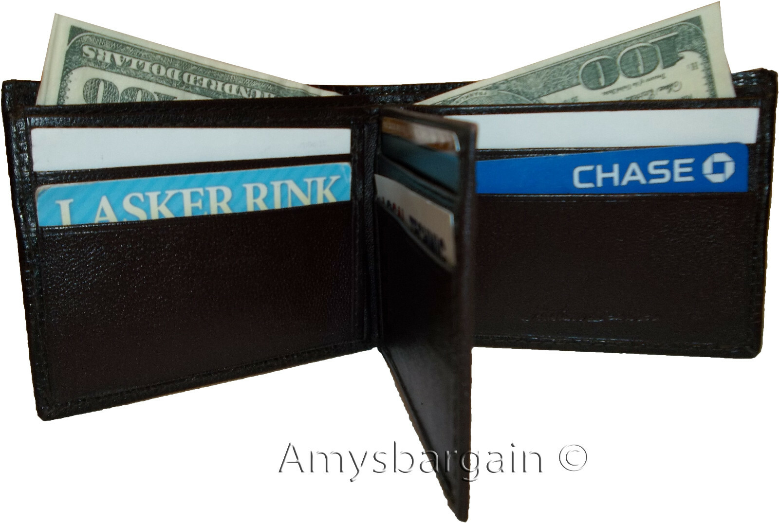 Men's Wallet Lizard skin printed Leather man's Bifold wallet 2 Bill slot ID card - Image 13