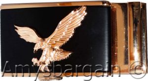 Men’s belt Buckle. Automatic sliding belt buckle, landing eagle Belt buckle only - Image 5