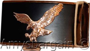 Men’s belt Buckle. Automatic sliding belt buckle, landing eagle Belt buckle only - Image 6