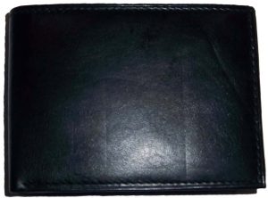 Men's leather wallet 11 Card 2 ID 2 bill pockets black bi-fold wallet billetera - Image 7