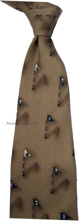 Men's tie Cutter and Buck Designer Silk Men's Tie Neck wear Made in USA - Image 11