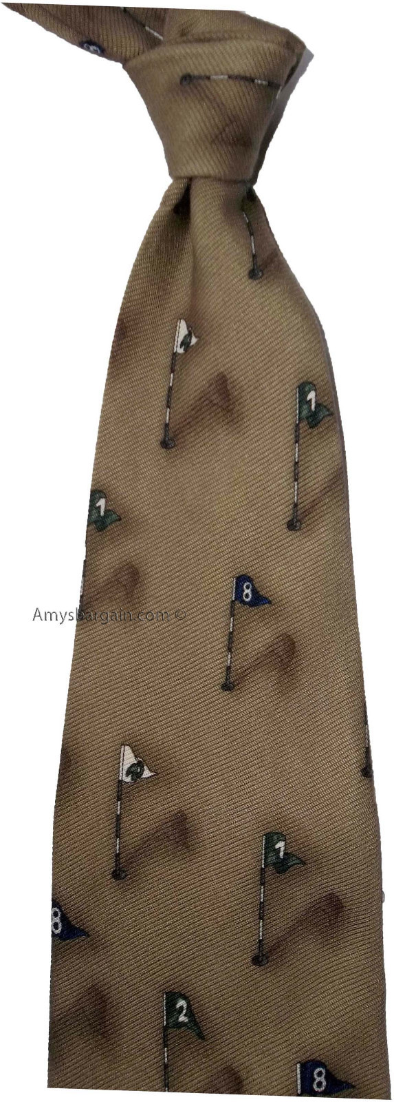 Men's tie Cutter and Buck Designer Silk Men's Tie Neck wear Made in USA - Image 11