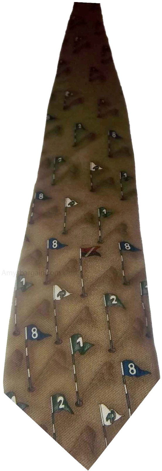 Men's tie Cutter and Buck Designer Silk Men's Tie Neck wear Made in USA - Image 4