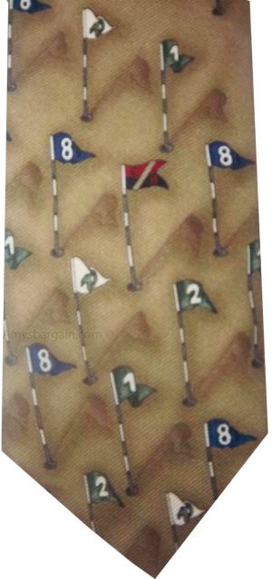 Men's tie Cutter and Buck Designer Silk Men's Tie Neck wear Made in USA