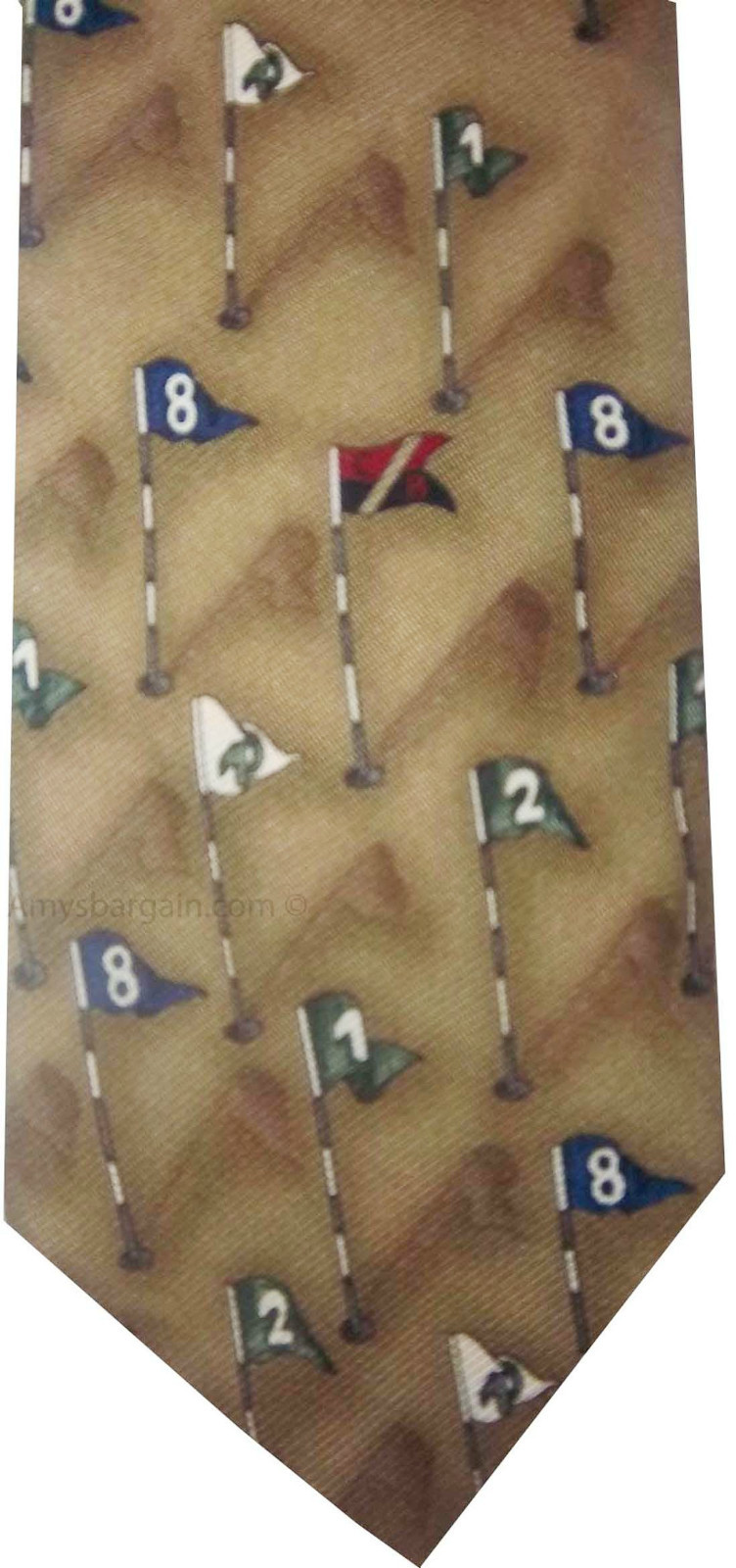 Men's tie Cutter and Buck Designer Silk Men's Tie Neck wear Made in USA