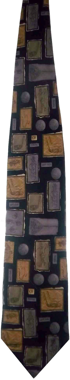 Men's tie Cutter and Buck Designer Silk Tie Neck wear Jacquard woven Made in USA - Image 9