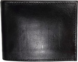Men's wallet. Brifold Genuine Leather 10 credit card ID Billfold Black Wallet NW - Image 6