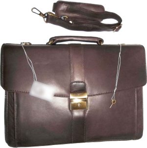 Mne's new leather briefcase business case attaché case business bag new bag - Image 11