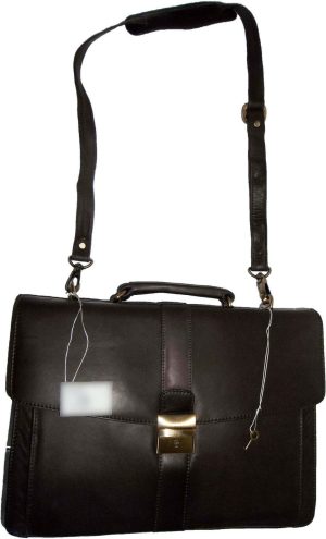 Mne's new leather briefcase business case attaché case business bag new bag - Image 5